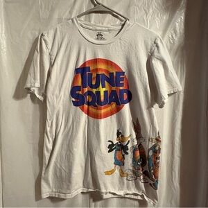 Looney Tunes Space Jam Tune Squad Double Sided Graphic T-Shirt Men’s Sz Med